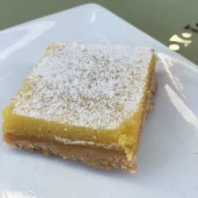 Gluten-free lemon tart from Lilac Patisserie